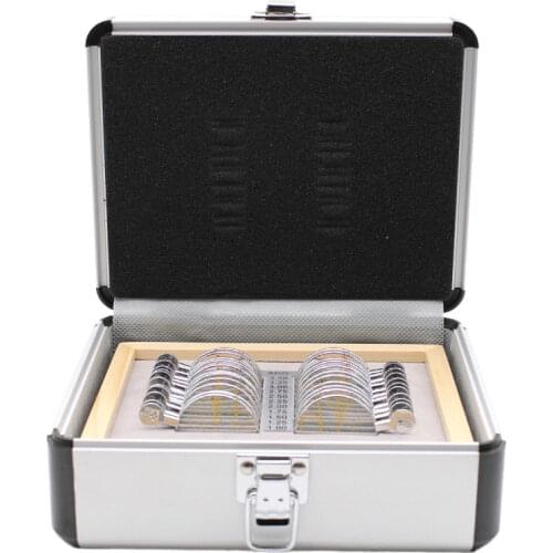 Progressive Multifocal Lens Fitting Professional try-on inspection optometry insert box optometry case Myopia optometry plate