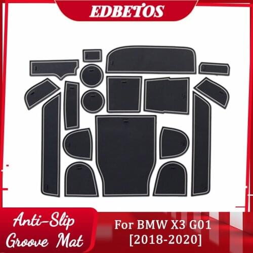Anti-Dirty Pad For BMW X3 G01 2018 2019 2020 Door Groove Gate Slot Coaster Anti-Slip Mat