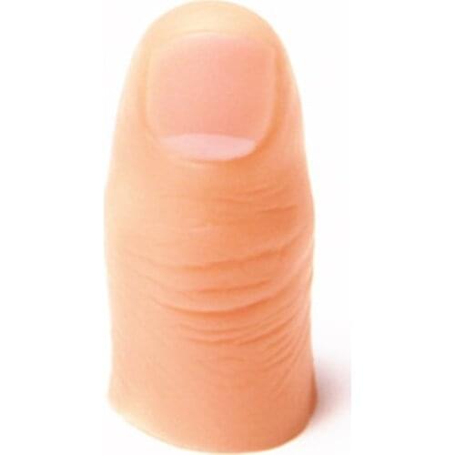 1pc Magic Trick Thumb Rubber Props Toys Soft Thumb Tip Finger Tricks Funny Prank Party Favor Stage Magician Props Tool Gifts