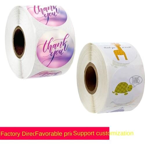 Roll sealed stickers for decoration of handicrafts