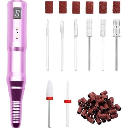 Integrated Charging Style Nail Grinding Machine USB Smart Electric Mini Polishing Nail New Style Portable Grinding Pen