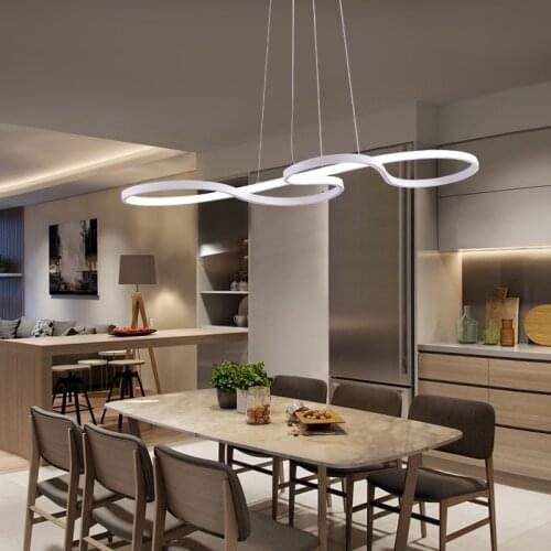 Modern simple LED chandelier dining room lamp special shaped personality chandelier American Art Chandelier Simple personalized