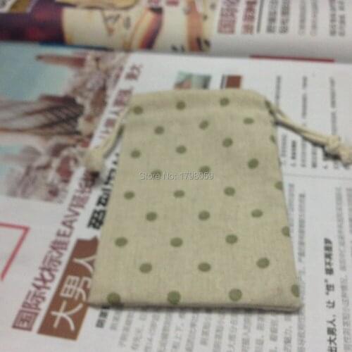 SPECIAL SALE(50pcs/lot)8*12cm jute/linen/flax jewelry bag for gift accessories cosmetic headset bags\pouch free shipping