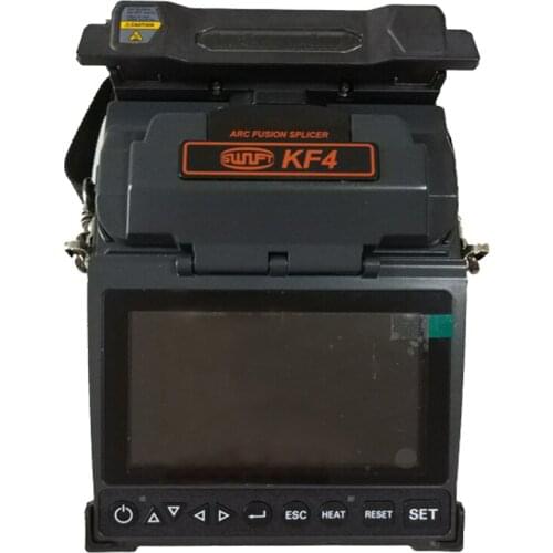 English menu Fiber Fusion splicing machine KF4 Fiber Optic Fusion Splicer Automatic Motor Drive Swift KF4 Fiber Fusion Splicer