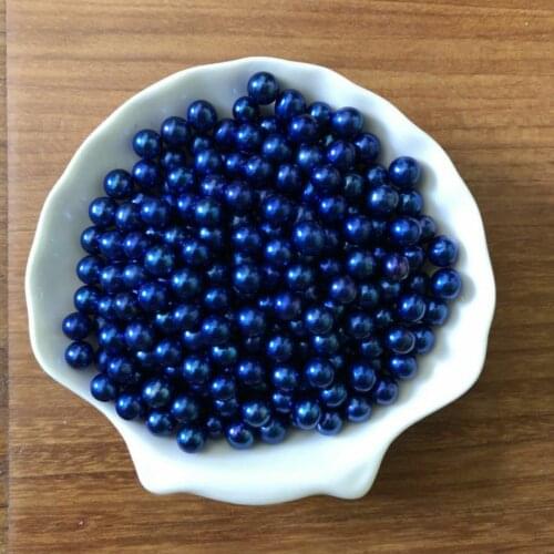 Hiigh Quality Round pearls 6-8mm freshwater pearls 66colors rainbow color pearls oyster real pearls for women gift N90