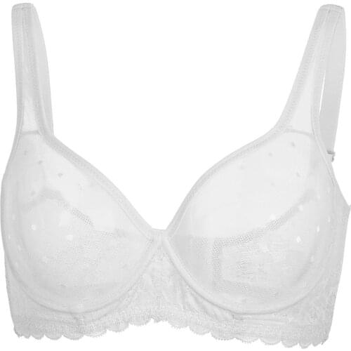 Vgplay Fashion Black Lace Lingerie Push Up Women Bra Demi Half Cup Underwear Padded Plunge Bra for Women Floral Bralette Ladies