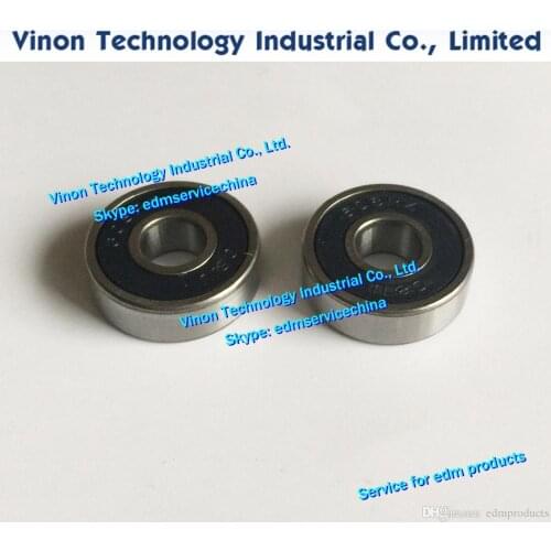 5pcs/lot) 100444654 edm Ball bearing SS608 Ø22xØ8x7tmm for ROBOFIL 100,200 CHARMILLES CNC WIRE CUT PARTS 100.444.654, 321014077