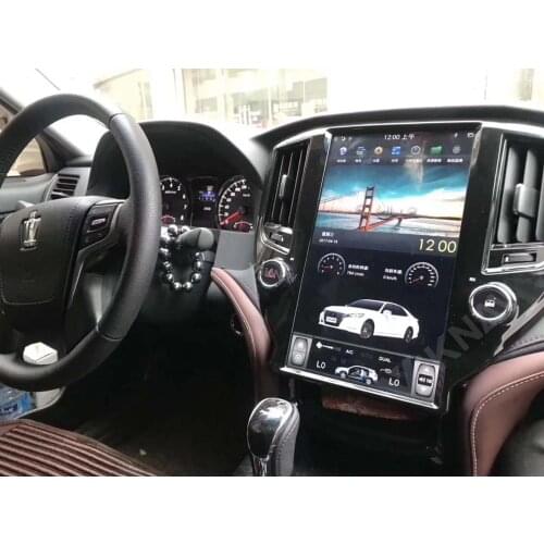 Vertical screen Tesla style car GPS navigation for TOYOTA CROWN Fourteenth 14th car autoradio stereo multimedia player