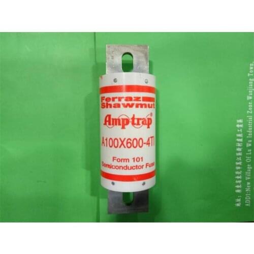 Free shipping 5pcs A100X600-4TI Ferraz inverter fuse 600A 1000VAC new genuine