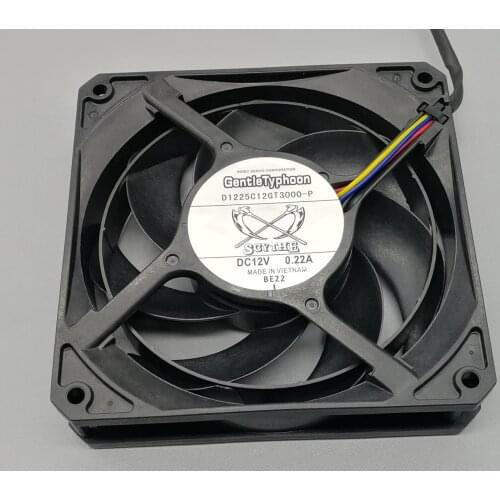 D1225C12GT3000-P For Gt3000 120mm PWM cooling fan DC12V 12cm 83CFM 3000RPM