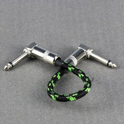 FLEOR Guitar Effect Pedal Cable 1/4" 6.35mm Guitar Cable Instrument Patch Cable for Guitar Parts