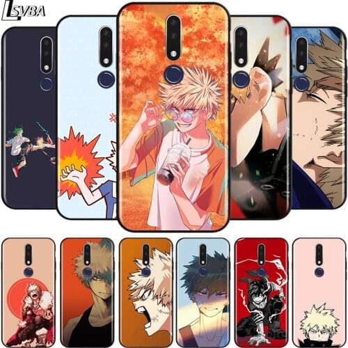 Boy Baku Katsuki for OPPO Realme C2 2 A31 A5 A7 F15 F11 F9 F7 F5 R17 R15 R9S K5 K3 Pro 2020 2018 Black Phone Case