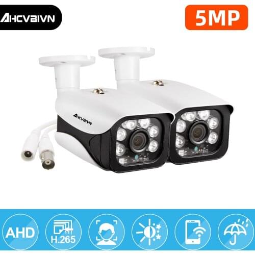 HD Security Camera Outdoor Waterproof 5.0MP AHD TVI CVI Analog CCTV Surveillance Camera Sony IMX335 Varifocal Infrared Bullet
