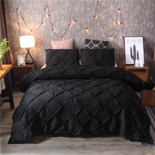 J Duvet Cover Sets Bedding Set Luxury bedspreads Bed Set black White King double bed comforters No Sheet XY61