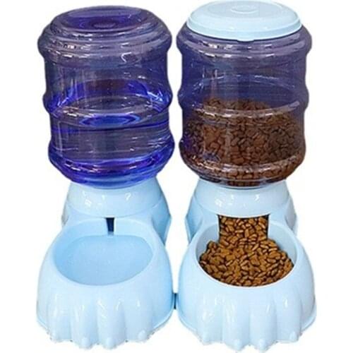 3.8L High Capacity Pet Feeder, Automatic Food Dispenser Easy to Clean Suitable for Cats and Small Dog Automatic Drinking Feeder