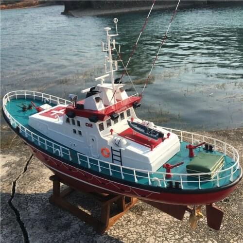 Scale 1/30 RC boat ship Emile Robin Coastal rescue Boat model kits