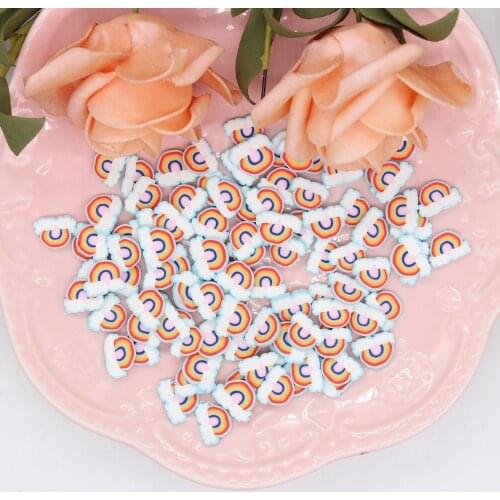 KLJUYP Cute Rainbow Sequins for DIY Card Making Craft Color Collection