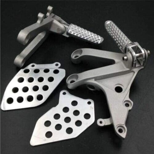 Motorcycle Front Rider Foot Pegs Footrest Bracket Kit For Honda CBR600RR 2007-2011 2008 2009 2010