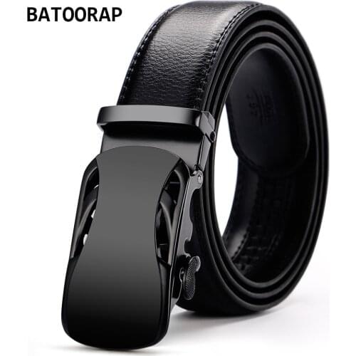 Mens Belt Designer Luxury Leather Belt High Quality Cowhide Black Casual Ratchet Metal Buckle Automatic Waist Strap 3.5CM Width