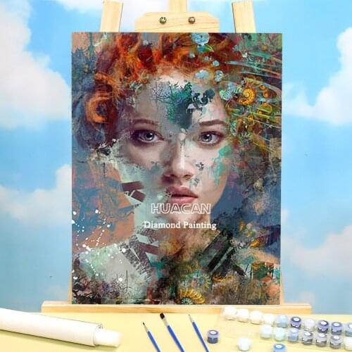 Abstract Woman Painting By Numbers Complete Kit Acrylic Paints 40*50 Boards By Numbers Home Decor Crafts For Adults Art