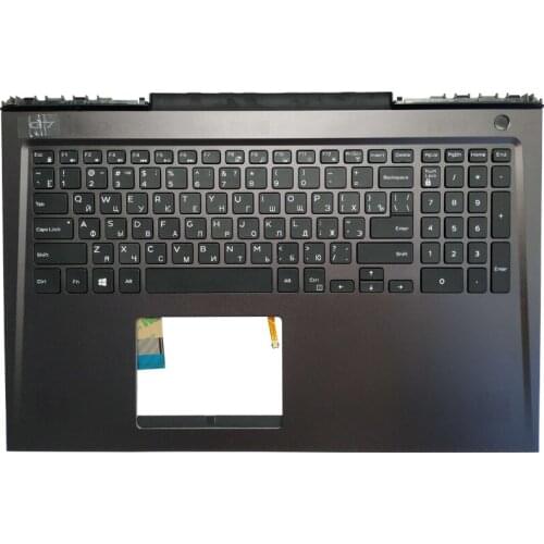 New Laptop RU/Russian Keyboard With Palmrest Cover For DELL inspiron G7 7588 09MK3W With Backlight