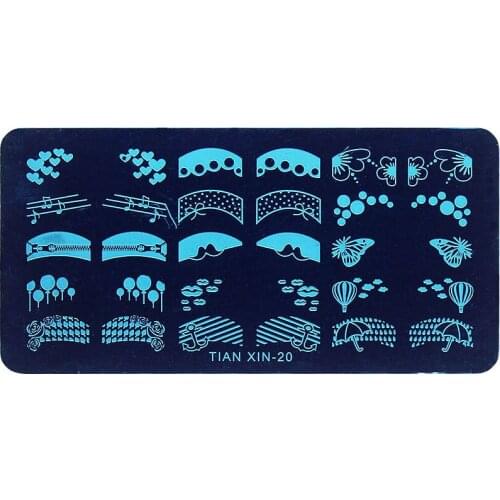 Wholesale 24PCS Fashion DIY Polish Beauty Nail Art Image Stamp Stamping Plates 3D Nail Art Templates Stencils Manicure Tools