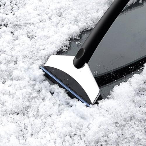 Winter Multifunctional Stainless Steel Car Snow Removal Shovel Deicing Shovel Water Scraper No Damage To Car Paint Car Supplies