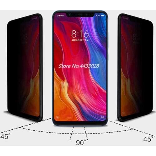 3D Privacy Tempered Glass For Xiaomi mi 8 Pro 8 SE 8 Lite Anti Spy Screen Protector For mi8 Pro Se Lite Explorer Protective film