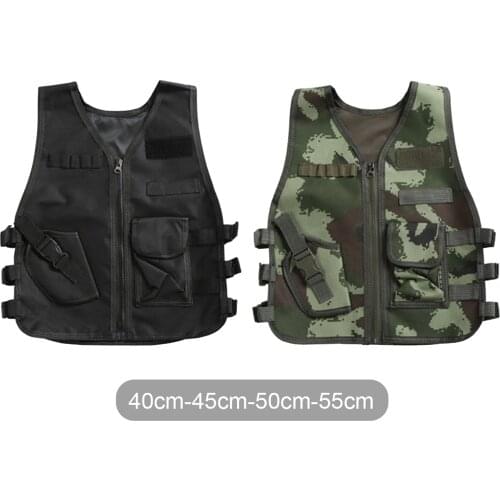 Kids Military Tactical Vest Waistcoat Combat Gear Paintball Plate Carrier