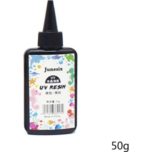 10/20/25/50/60/100g Ultraviolet Curing Epoxy UV Resin Hard Glue for DIY Jewelry H37C