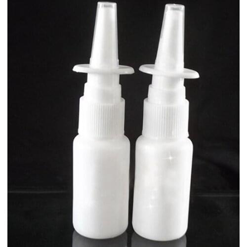 2pcs 10ml Mist Nose Spray Refillable Bottle For Medical Packaging Spray Bottle Empty Plastic Nasal Spray Bottles Pump Sprayer