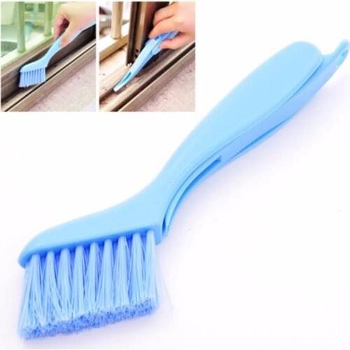 2 in 1 Multipurpose Window Groove Cleaning Brush Nook Cranny Household Keyboard Home Kitchen Folding Brush Cleaning Tool SN695