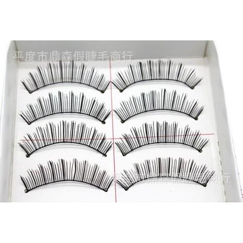 200lot 10Pairs/lot Handmade fashion Natural fashion Long False Eyelashes Makeup Fake Black Voluminous Styling Tools Eyelash