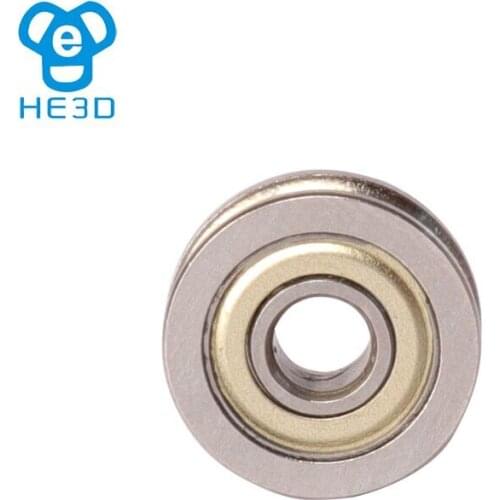 HE3D 3D printer reprap rubber Sealed Miniature Mini Bearing 604 U-type 4*13*4mm