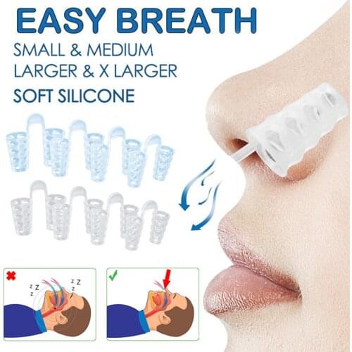 4/8pcs Anti Snore Apnea Nose Clip Anti-Snoring Breathe Aid Stop Snore Device Sleeping Aid Equipment Stop Snoring Device