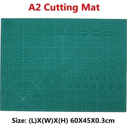 A2 PVC Non Slip Pad Double Printed Self Healing Cut Mat Craft Quilting Scrapbooking Board Patchwork Fabric PVC Craft Tools