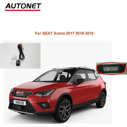 Autonet Rear view camera For SEAT Arona 2017 2018 2019 CCD reverse camera /license plate led car camera