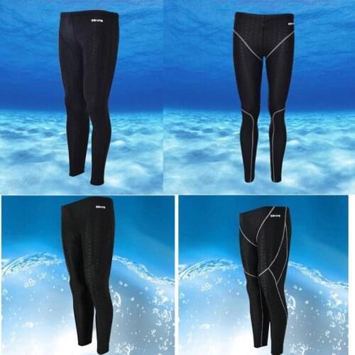 Free Shipping Swimwear Long Mens Swimsuit Sharkskin Water Repellent Mens Swimming Trunks Sport Classic Men Swimwear Plus Size