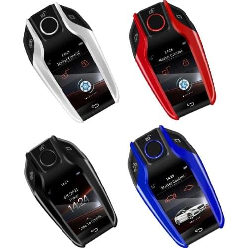 Universal Modified LCD Smart Key Shell Car Remote Control Support English Korean Spanish Portuguese Language