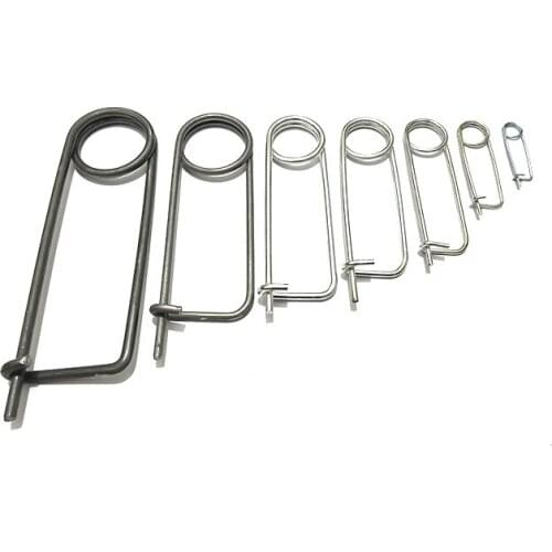 Brooch steel Steel safty dia 2 3 4 5 6 6.5 8mm square shape spring pin quick lock Brooch locking fastener car