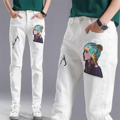 CAN XIN LCY Women's Denim Capri Pants