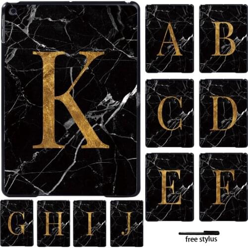 Tablet Case Fit Apple IPad 2 3 4/ Pro 11" 2020 2018 10.5"9.7"/IPad 8th 7th 6th 5th/Mini 1 2 3 4 5/Air 3 1 2 Letter Pattern Shell
