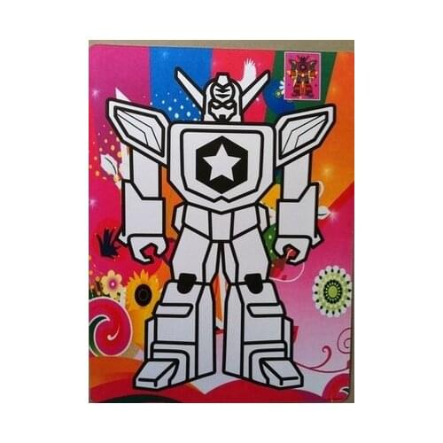 Color Sticker cards for Childrens Sand art painting children gift product