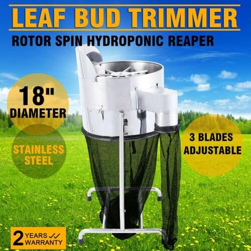 40W Electric Cutting Machine 18 Inch Plant Trimmers Hydroponic 1200 RPM Leaf Trimmer Bud Trimming Machine for Garden Bud