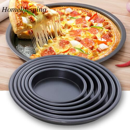 Cake Mold 6 7 8 9 10 12 14inch Round Mould Non-Stick Quiche Flan Pan Mold Pie Pizza Fluted Heavy Duty Pie Pan Bakeware wholesale