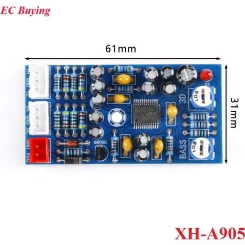 JRC2706 XH-A905 Tone Board Pad Sound Effect Beautification Front Board 3D Effect Reverberation Heavy Bass Processor Module
