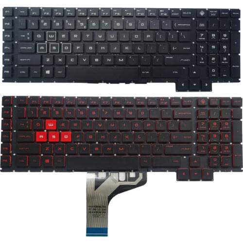 US laptop keyboard For HP OMEN 17-an 17-an001ca 17-an008ca 17-an010ca 17-an020ca backlight No frame