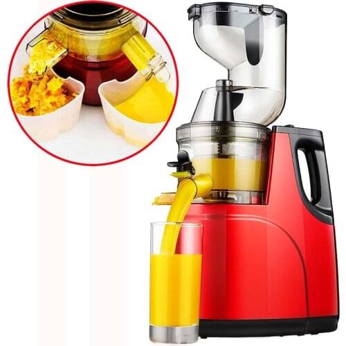 Large diameter wide mouth Fruit nutrition slow juicer Fruit Vegetable Tools Multifunctional Fruit Squeezer