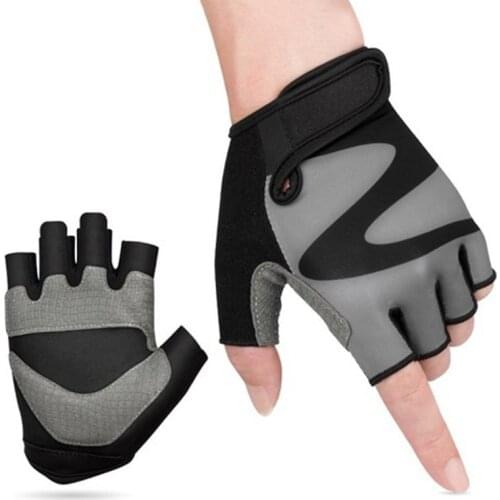 MTB DH Road Bike Gloves Men Women Workout GYM Sports Fingerless Gloves Cycling Shockproof Padded Bicycle Glove Biking Euipment