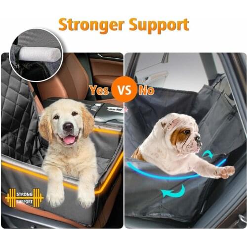 Dog pad hammock cover with seat belt for BMW car
